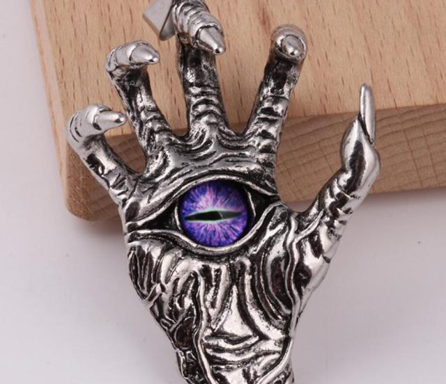 Domineering Hand Eye Necklace