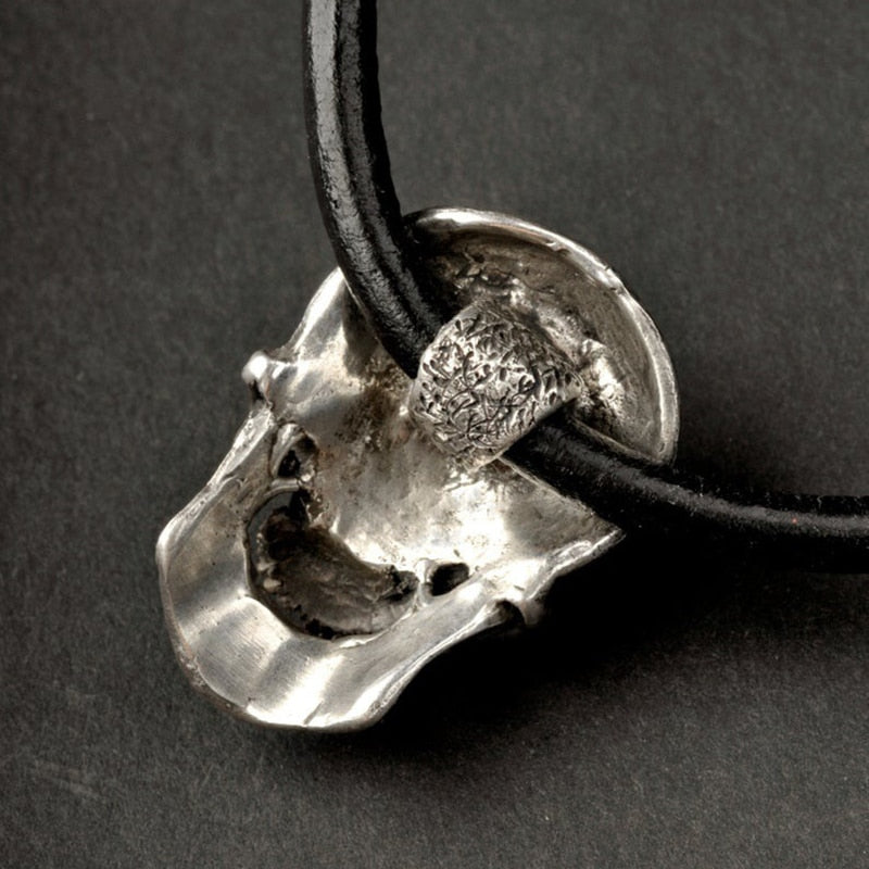 Cowboy Hat Skull Necklace