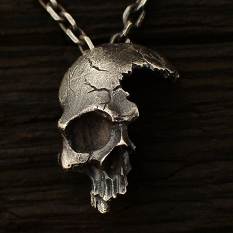 Cowboy Hat Skull Necklace