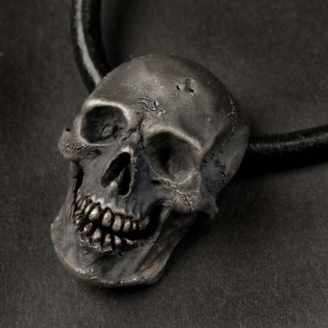 Cowboy Hat Skull Necklace