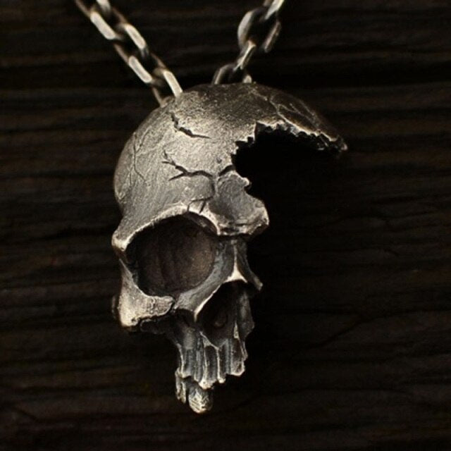 Cowboy Hat Skull Necklace