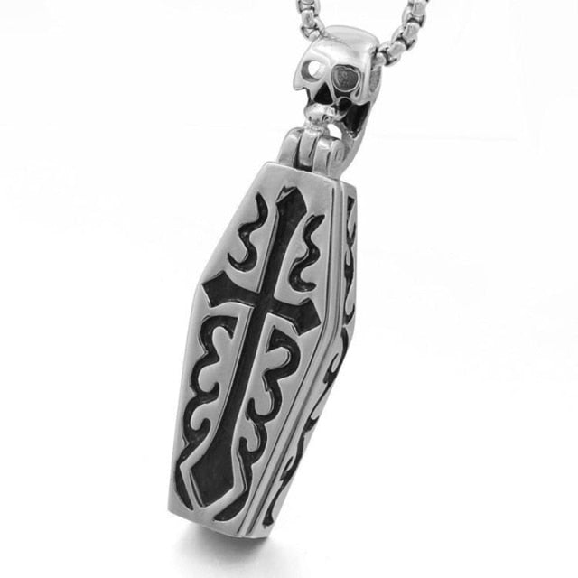 Cowboy Hat Skull Necklace