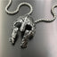 Vintage Viking Warrior Mask Helmet Necklace