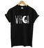 Witch Crescent Moon and Star Women T-Shirt