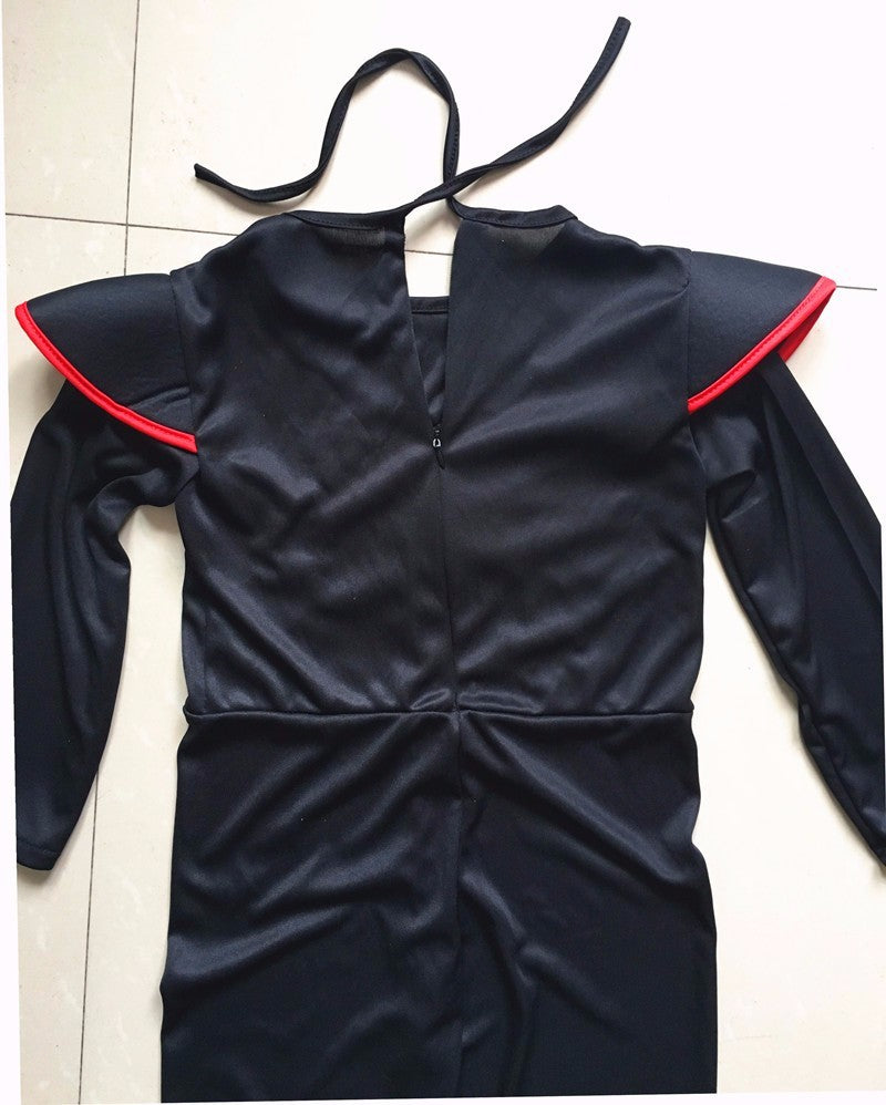 Black Ninja Warrior Kids Costume