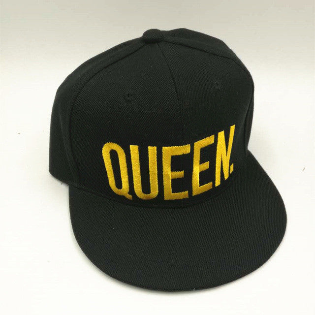 KING / QUEEN Embroidered Snapback Cap