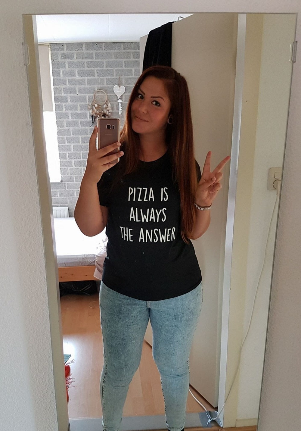 Pizza is Always the Answer Women's T-Shirt