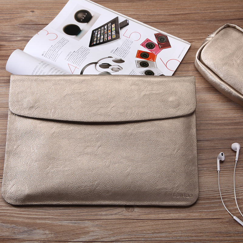 Ultra Thin Waterproof Leather Macbook Laptop Sleeve
