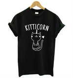 Kitticorn Kitten Unicorn Cat Women T-Shirt Kitticorn Kitten Unicorn Cat Women T-Shirt