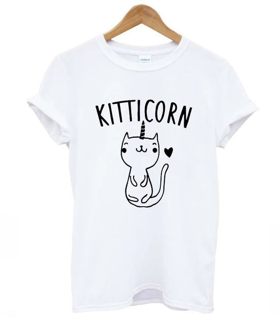 Kitticorn Kitten Unicorn Cat Women T-Shirt