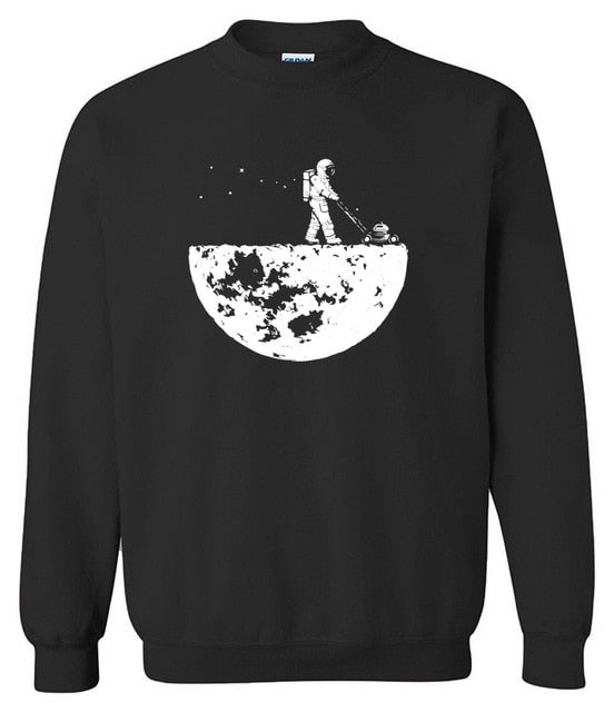 Astronaut Walking On The Moon Sweatshirt