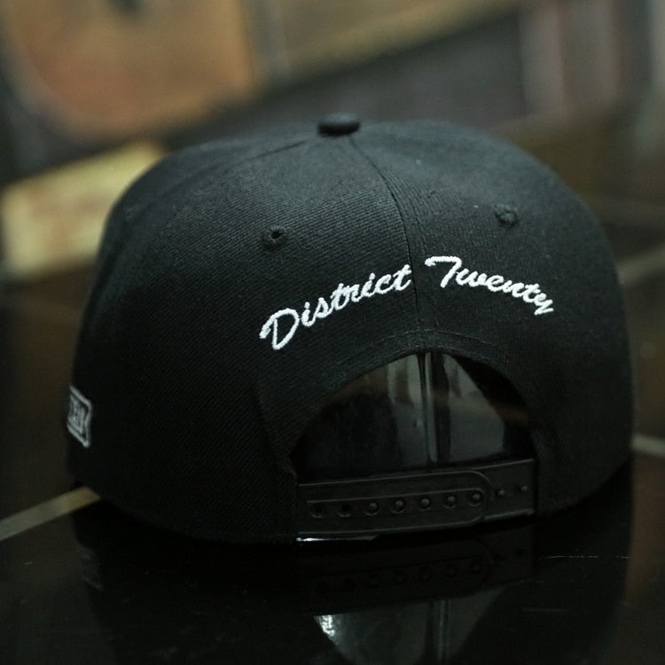 BROOKLYN Letters Solid Color Patch Snapback Hat