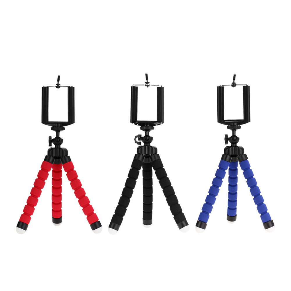 Flexible Camera Phone Tripod Stabilizer Travel Stand Holder