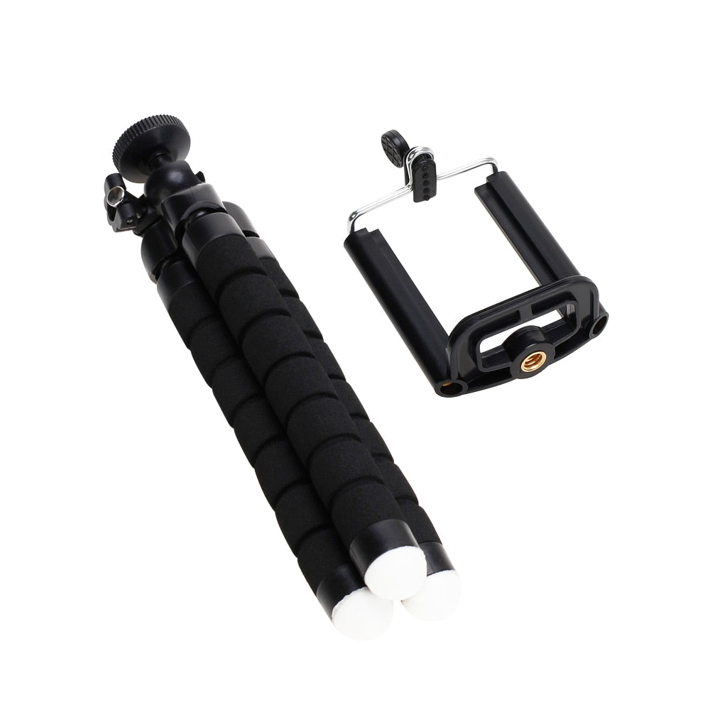 Flexible Camera Phone Tripod Stabilizer Travel Stand Holder