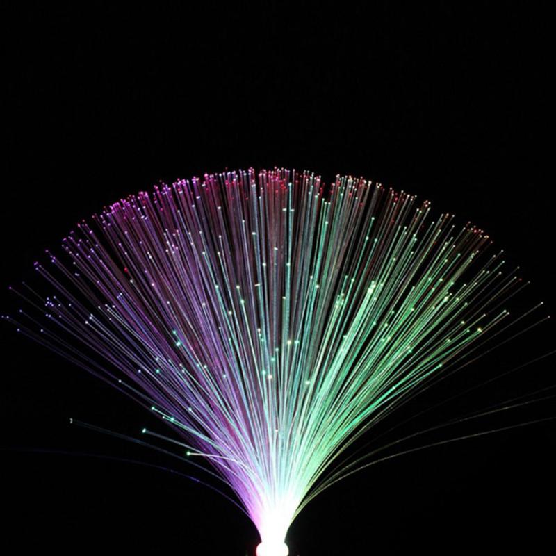 Multicolor Fiber Optic LED Lamp