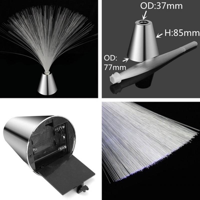 Multicolor Fiber Optic LED Lamp