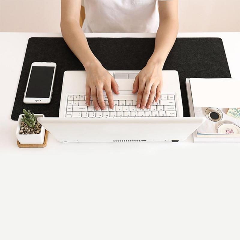 Large Office Computer Desk Mat Table Wool Felt Laptop Cushion Desk Mat Mousepad