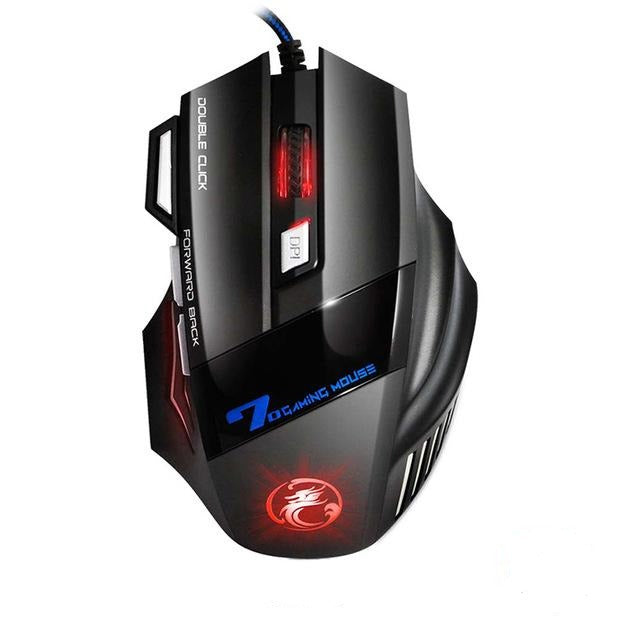 Wired Gaming Mouse 7 Button 5500 DPI Game Mouse