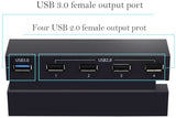 5 USB Port Hub for PS4, High Speed Charger Controller Splitter Expansion Adapter 5 USB Port Hub for PS4, High Speed Charger Controller Splitter Expansion Adapter