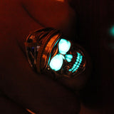 Glow In The Dark World War 2 Zombie Skull Ring skull rings for men skull ring skull rings for women