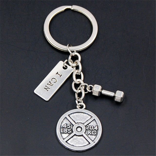 Fitness Motivation Gym Workout Keychain