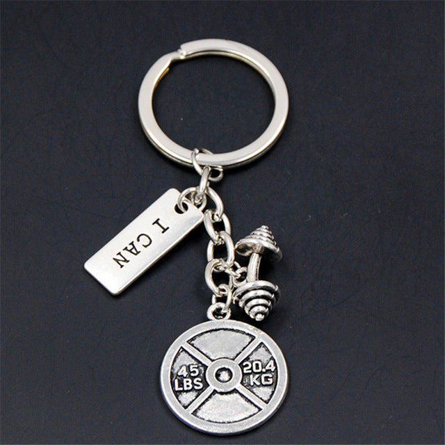 Fitness Motivation Gym Workout Keychain