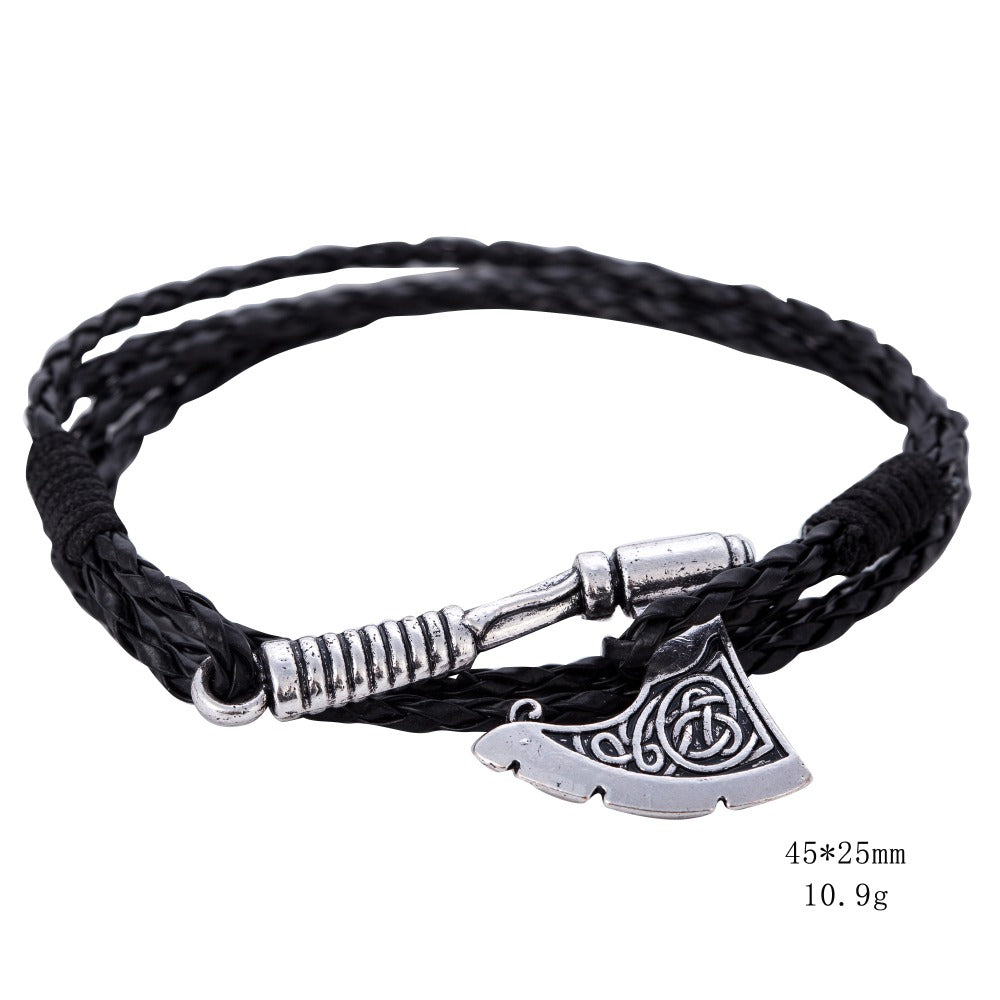 RPG Axe Wrap Anchor Bracelet (Black)