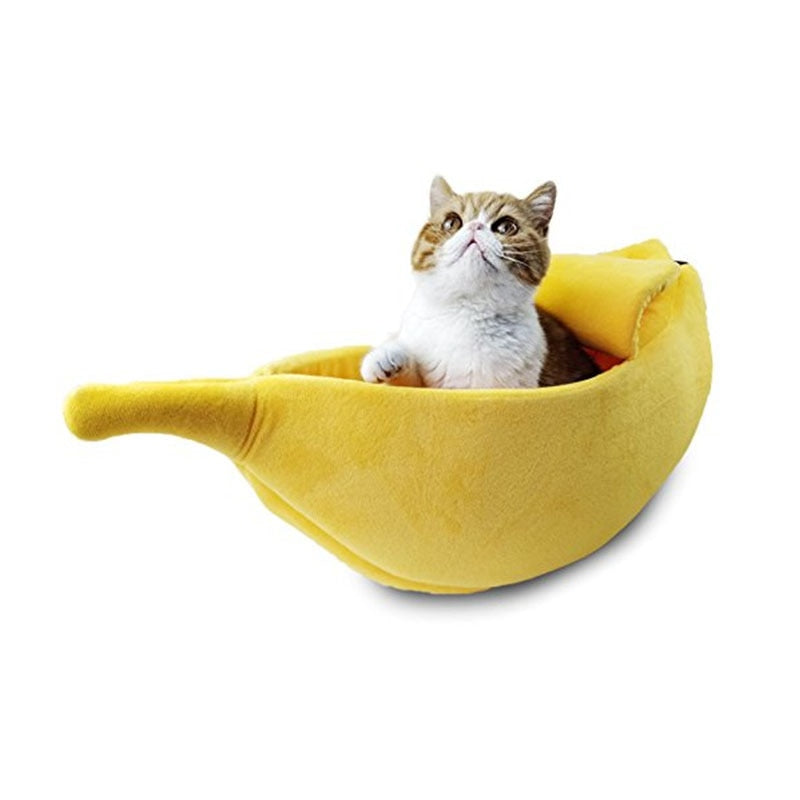 Banana Dog & Cat Bed