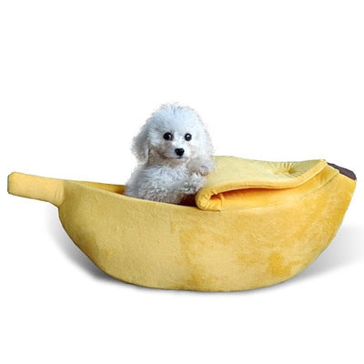 Banana Dog & Cat Bed