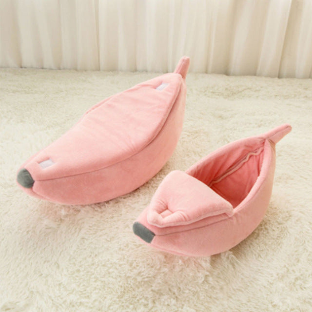 Banana Dog & Cat Bed