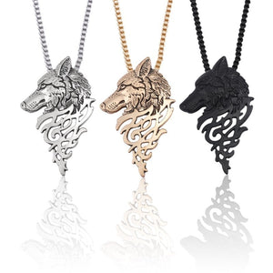 Wolf Necklace Stainless Steel
