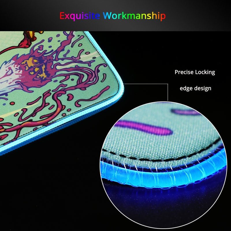 Giant Light Up LED Gaming Mouse Pad/Mouse Mat