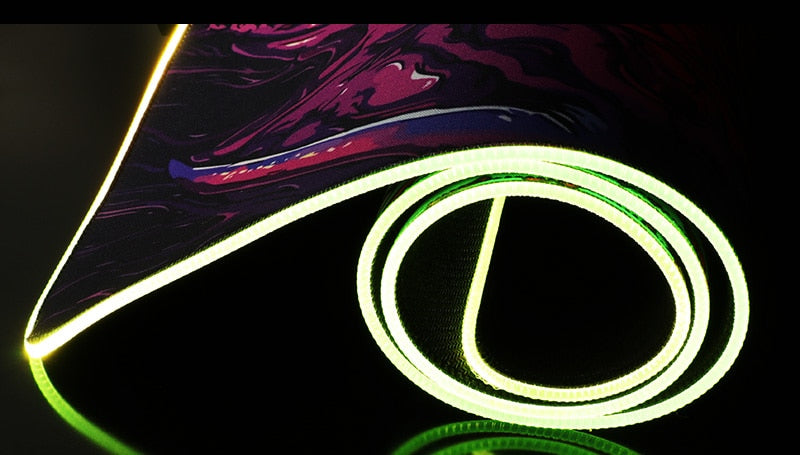 Giant Light Up LED Gaming Mouse Pad/Mouse Mat