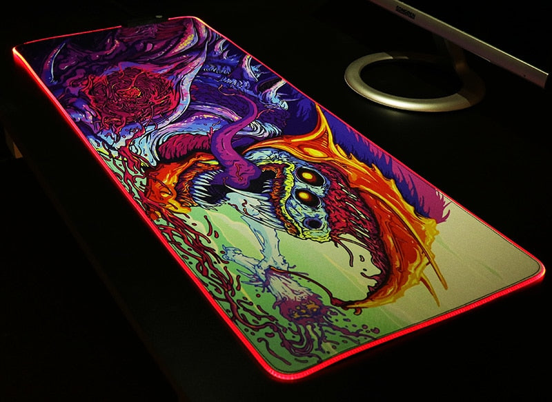 Giant Light Up LED Gaming Mouse Pad/Mouse Mat