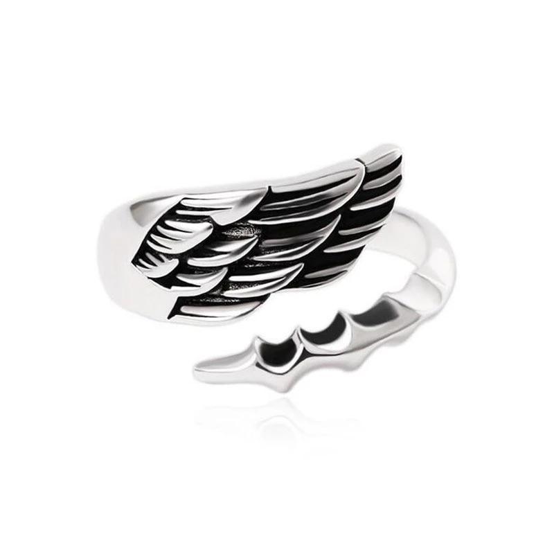 Angel Wing Sterling Silver Ring