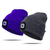 LED Winter Beanie beanie hat with light led beanie hat beanie hat with led light light up beanie hat