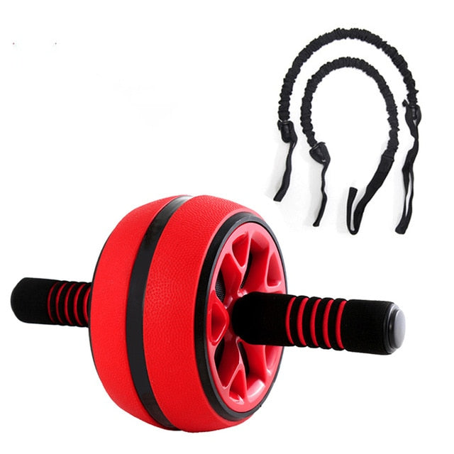 Gains™ Silent Abdominal Wheel Roller Trainer Fitness Gym Ab Roller Core Trainer
