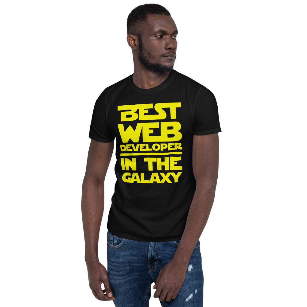 Best Web Developer In The Galaxy Unisex T-Shirt