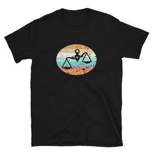Lawyer Scales Of Justice Retro Sunset T Shirt | Lawyer Tshirt | Lawyer Unisex T-Shirt Lawyer Scales Of Justice Retro Sunset T Shirt | Lawyer Tshirt | Lawyer Unisex T-Shirt