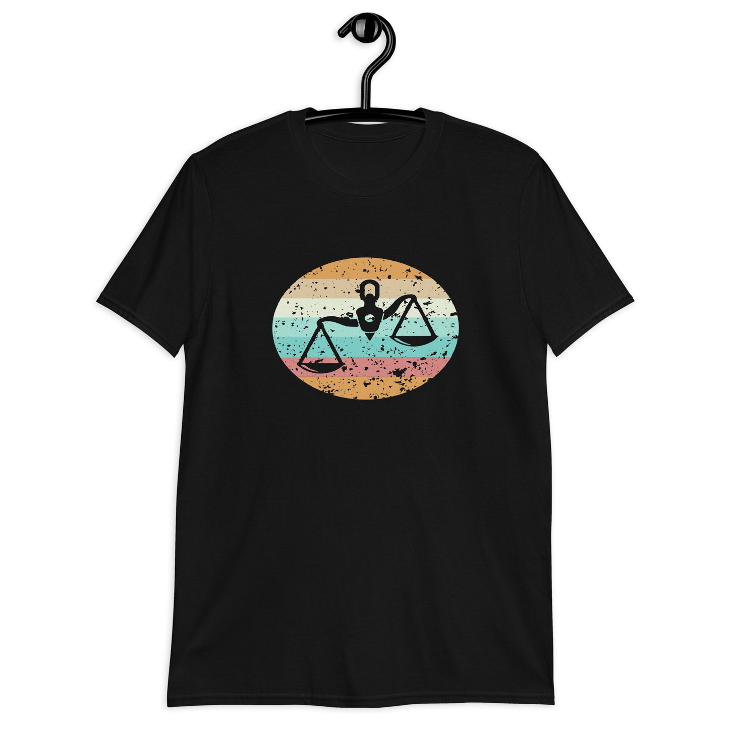 Lawyer Scales Of Justice Retro Sunset T Shirt | Lawyer Tshirt | Lawyer Unisex T-Shirt