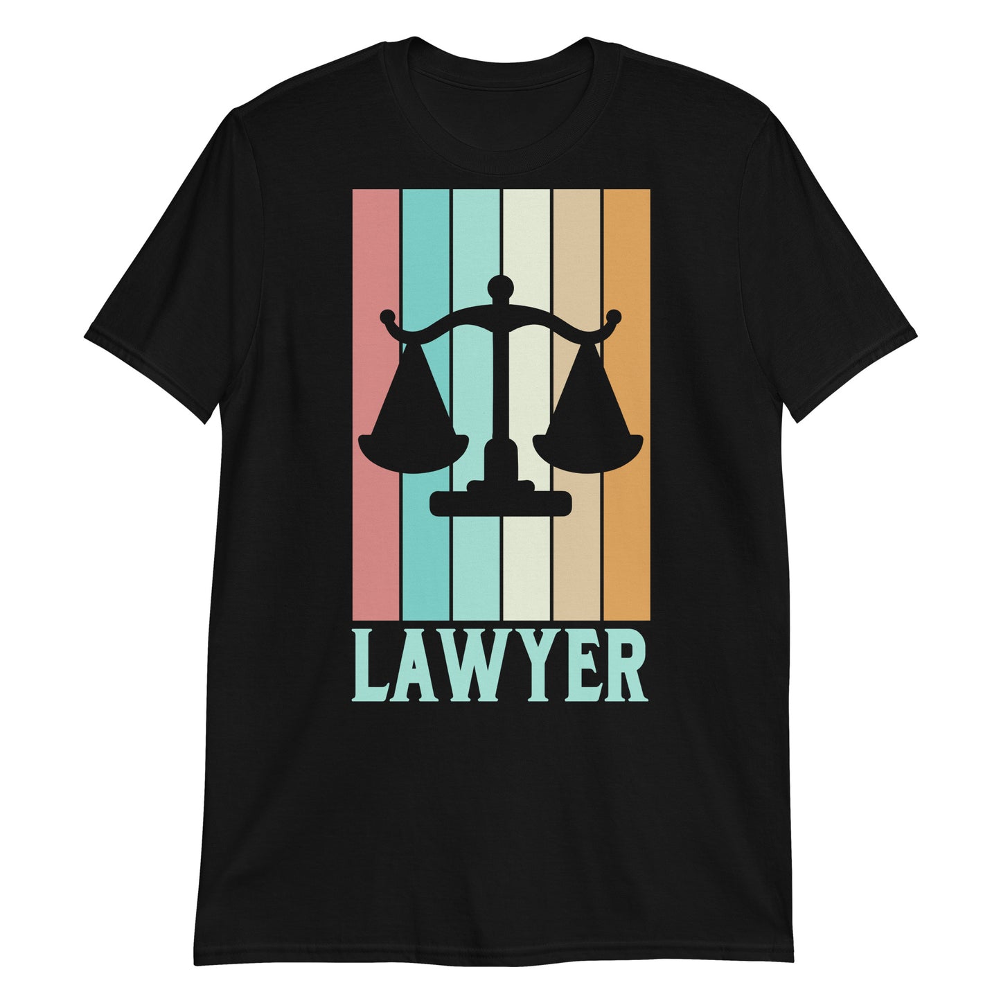 Lawyer Scales Of Justice Shirt | Lawyer Retro Tshirt | Lawyer In Training Unisex T-Shirt