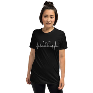 Chess Heartbeat Shirt | Chess Gift Tshirt | Chess Unisex T-Shirt Chess Heartbeat Shirt | Chess Gift Tshirt | Chess Unisex T-Shirt