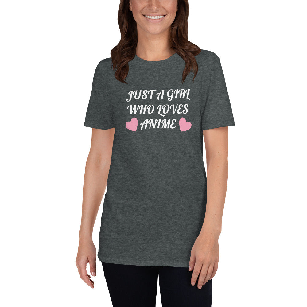 Just A Girl Who Loves Anime Unisex T-Shirt