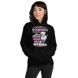Whoever Said Diamonds Are A Girl's Best Friend Never Had A Pitbull Pink Unisex Hoodie Whoever Said Diamonds Are A Girl's Best Friend Never Had A Pitbull Pink Unisex Hoodie