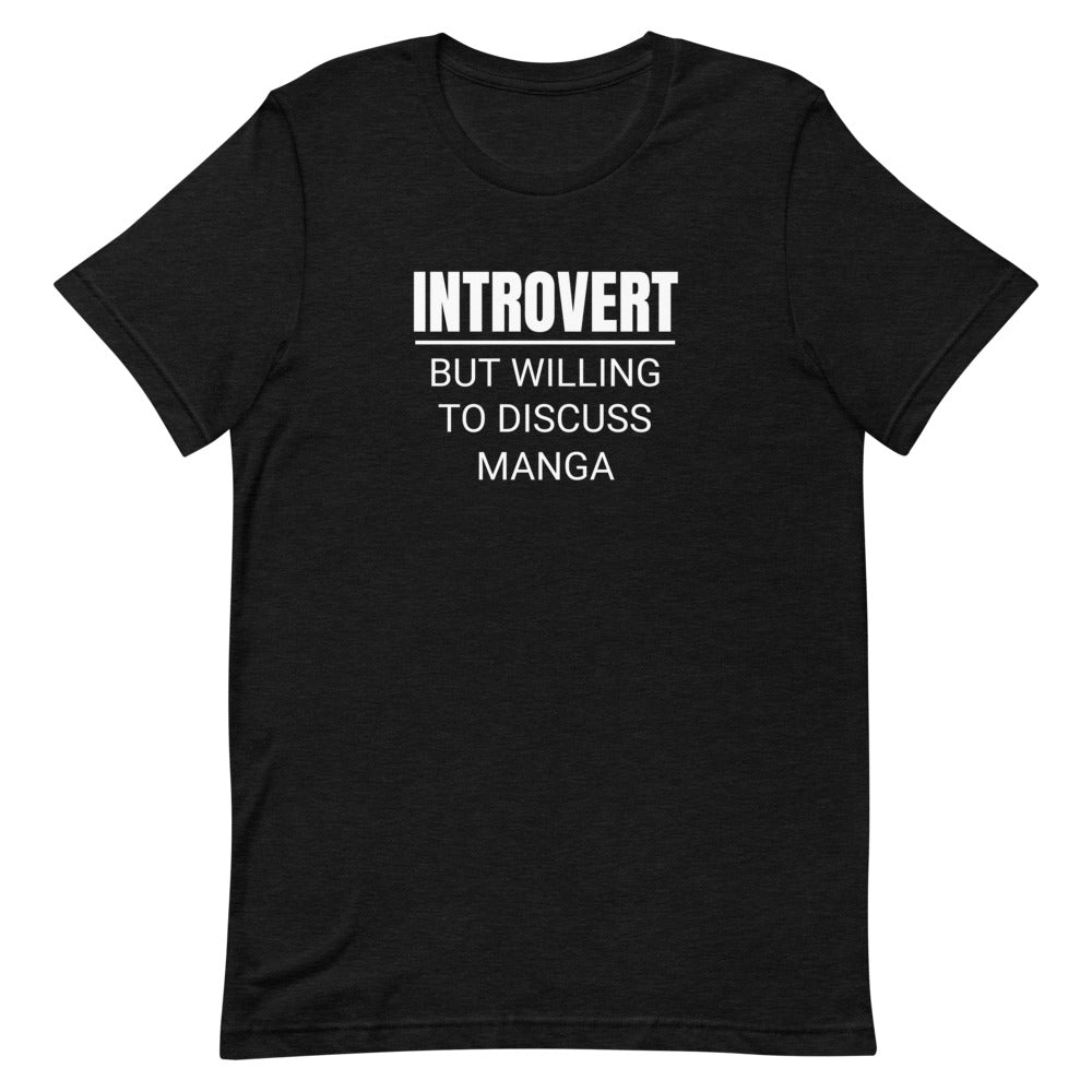 Introvert But Willing To Discuss Manga Unisex Premium T-Shirt