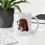 Basset Hound Mug | Basset Hound Gifts | Basset Hound White Glossy Mug