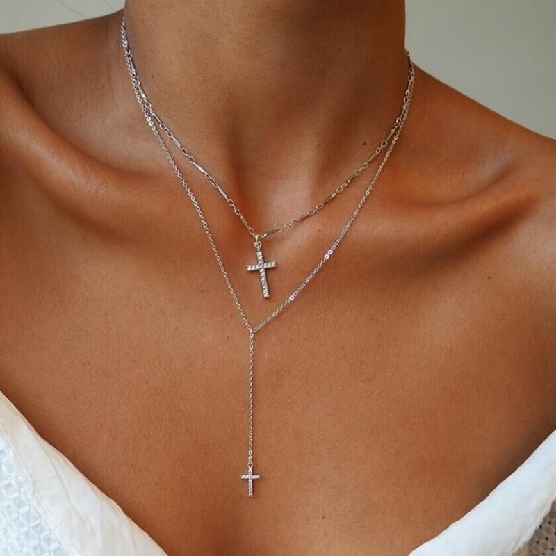 Collier Rose Gold Rose Statement Pendant Necklace