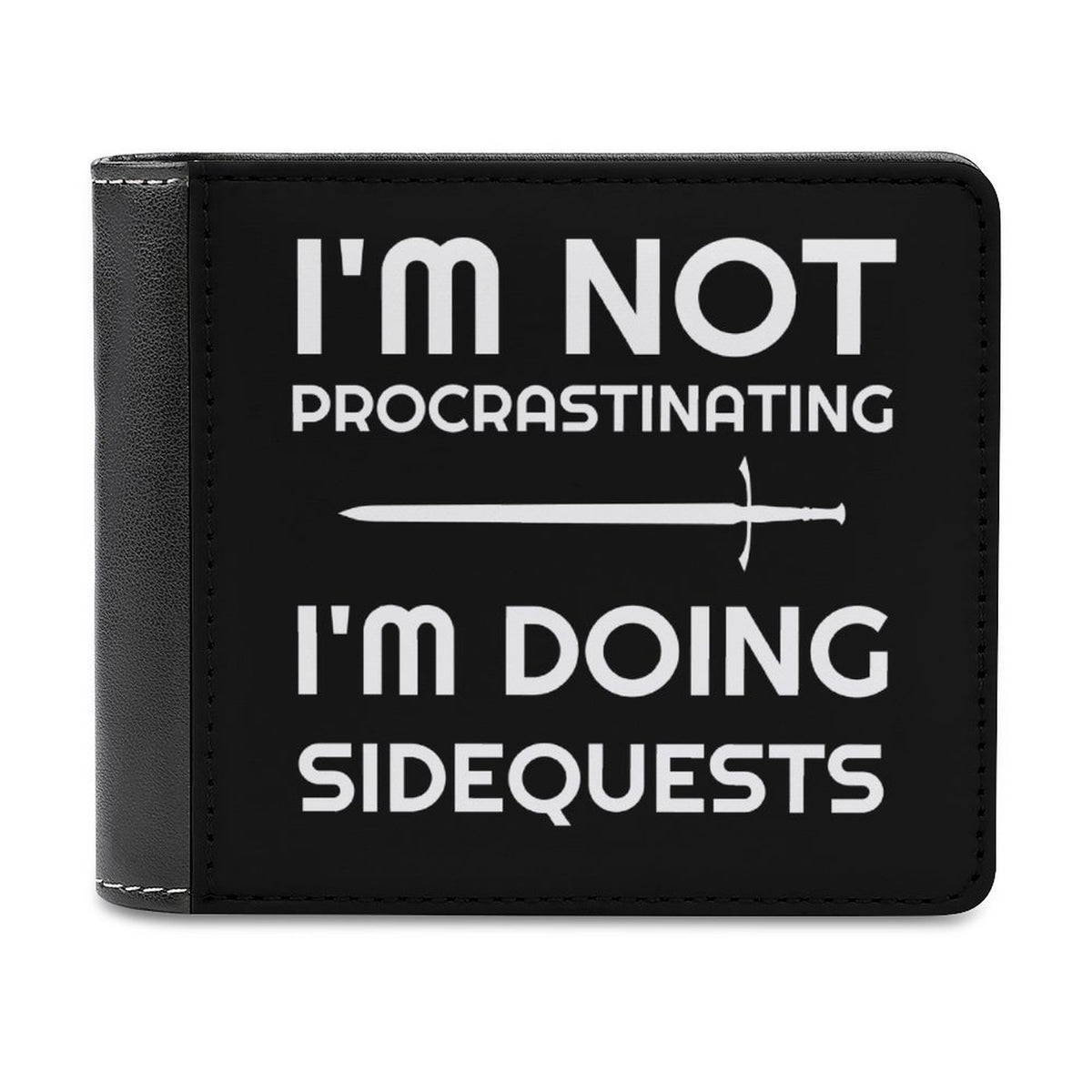 I'm Not Procrastinating I'm Doing Side Quests Fantasy RPG Video Gamer Wallet