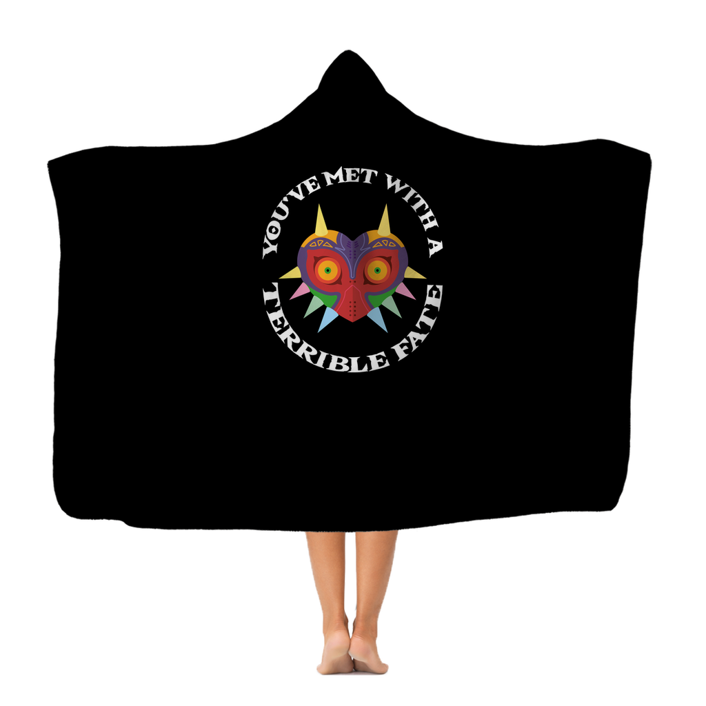 Mask Dragon Fantasy RPG Hooded Blanket | RPG Gifts Main image