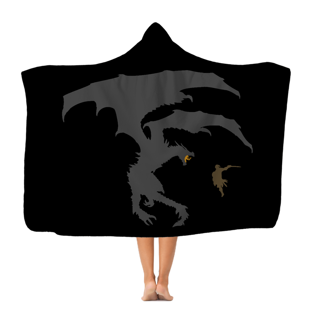 Dragon RPG Dragon Fantasy RPG Hooded Blanket | RPG Gifts